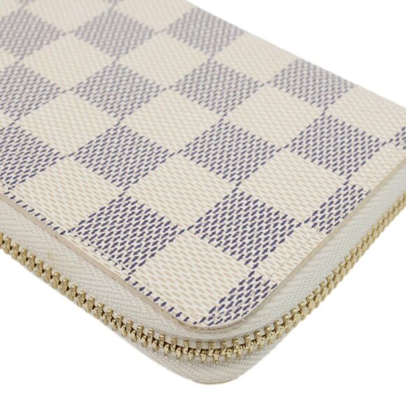 Louis Vuitton  Clemence Damier Azur Wallet Rose Ballerine - Picture 7 of 12